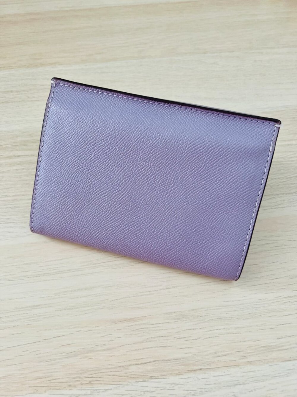 COACH Lilac Leather Wallet w/ Box | Gift Ready - Picture 4 of 14